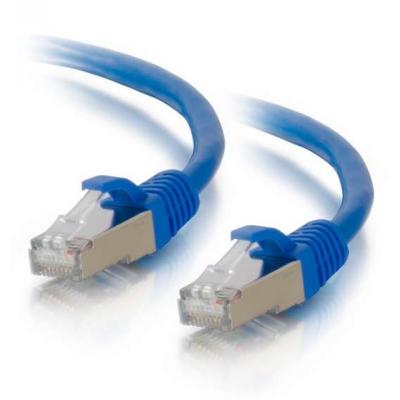 20m Cat6a Booted Shielded (STP) Network Patch Cable Blue